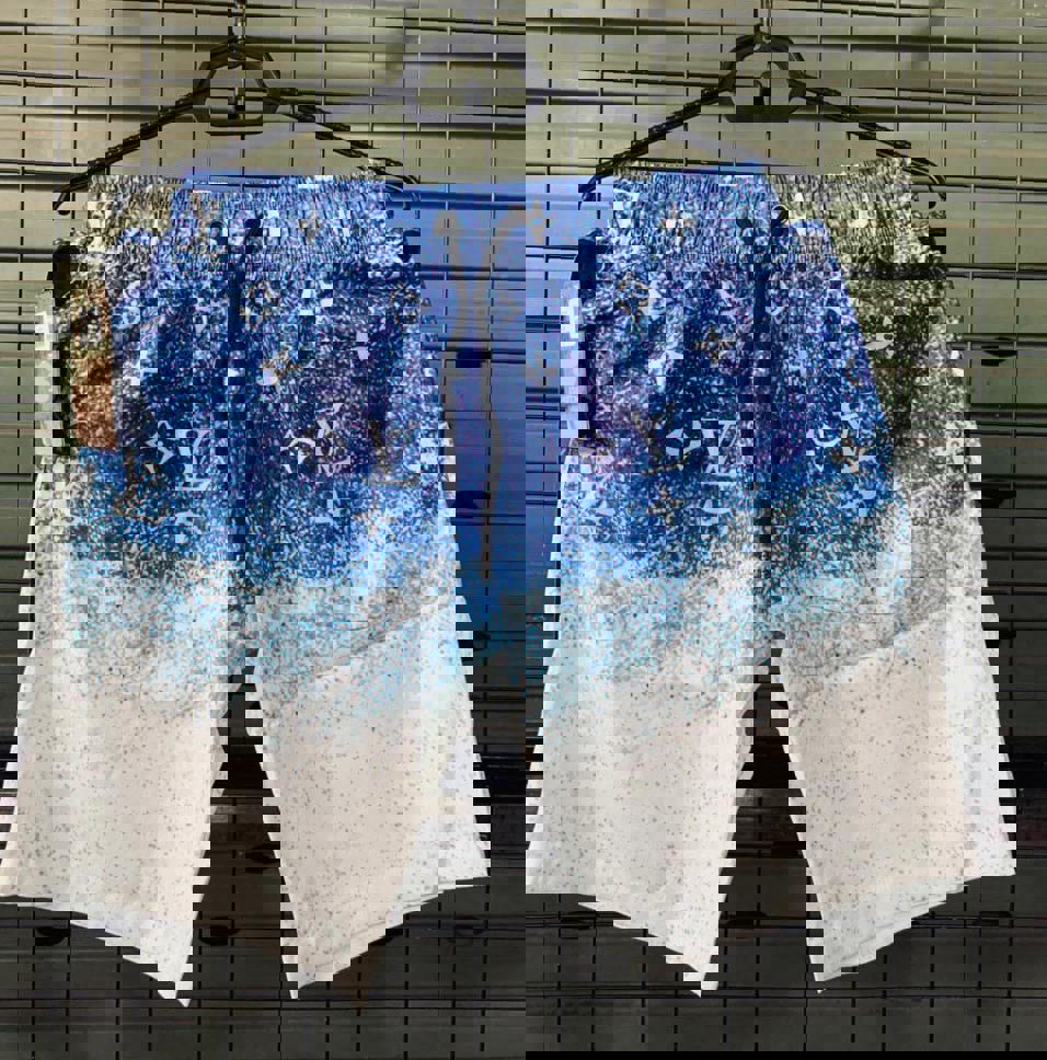 Luxury brand fashion unisex short special gift premium outfit for men women 118