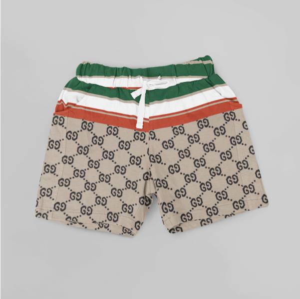 Luxury brand fashion unisex short special gift premium outfit for men women 122