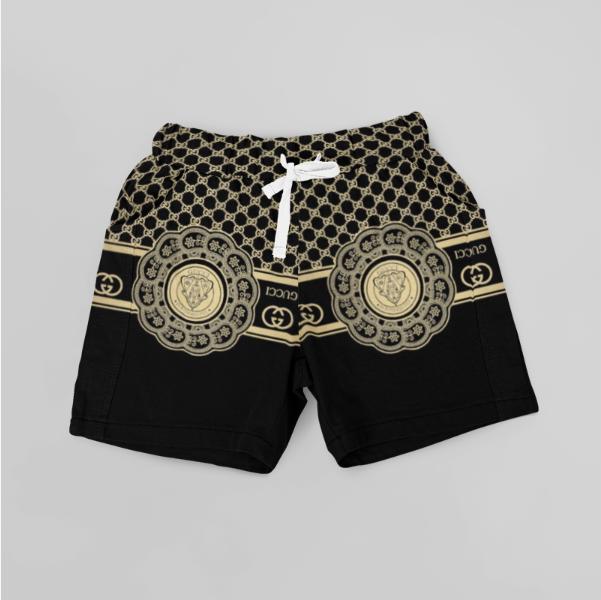 Luxury brand fashion unisex short special gift premium outfit for men women 126