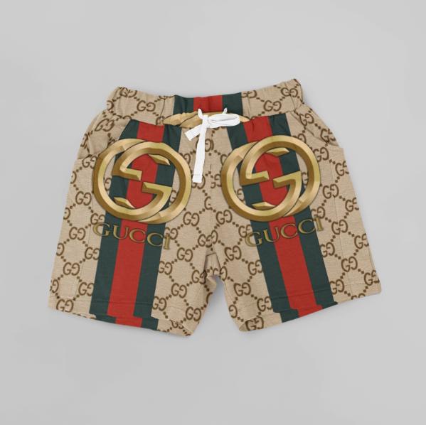 Luxury brand fashion unisex short special gift premium outfit for men women 140