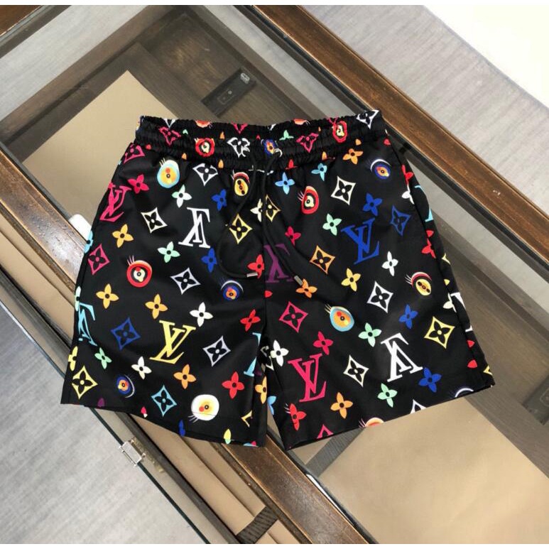 Luxury brand fashion unisex short special gift premium outfit for men women 141