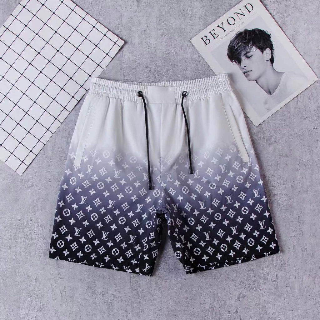 Luxury brand fashion unisex short special gift premium outfit for men women 145