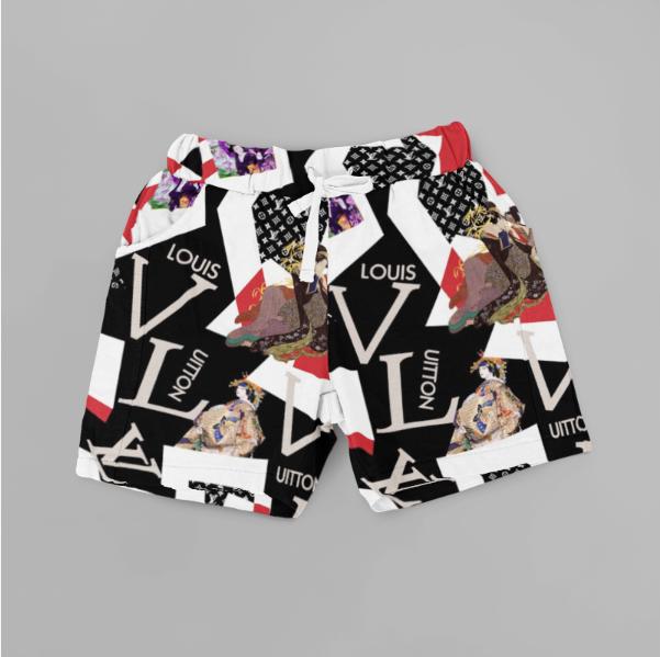 Luxury brand fashion unisex short special gift premium outfit for men women 88