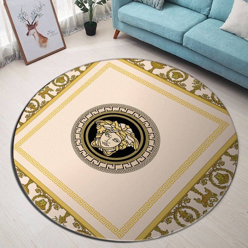 Luxury brand round carpet rug #171