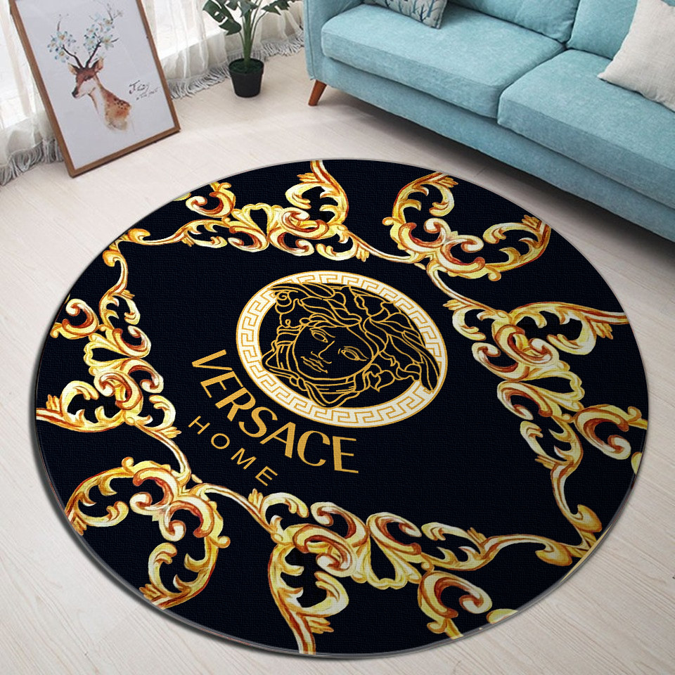 Luxury brand round carpet rug vszth(original)6