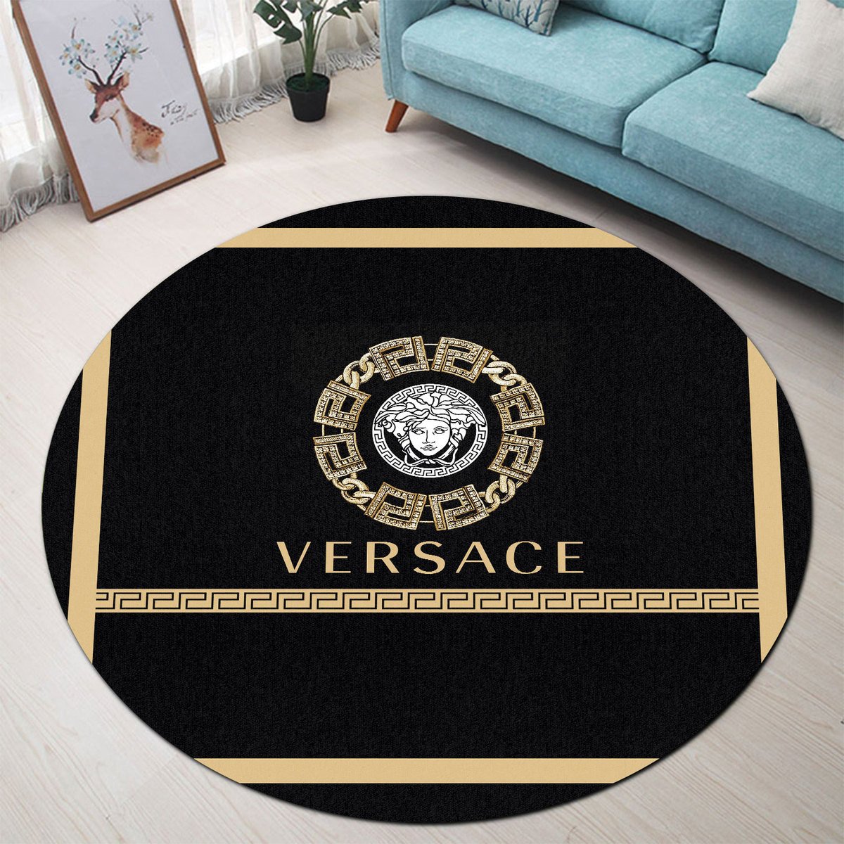 Expensive high-end round rug #250