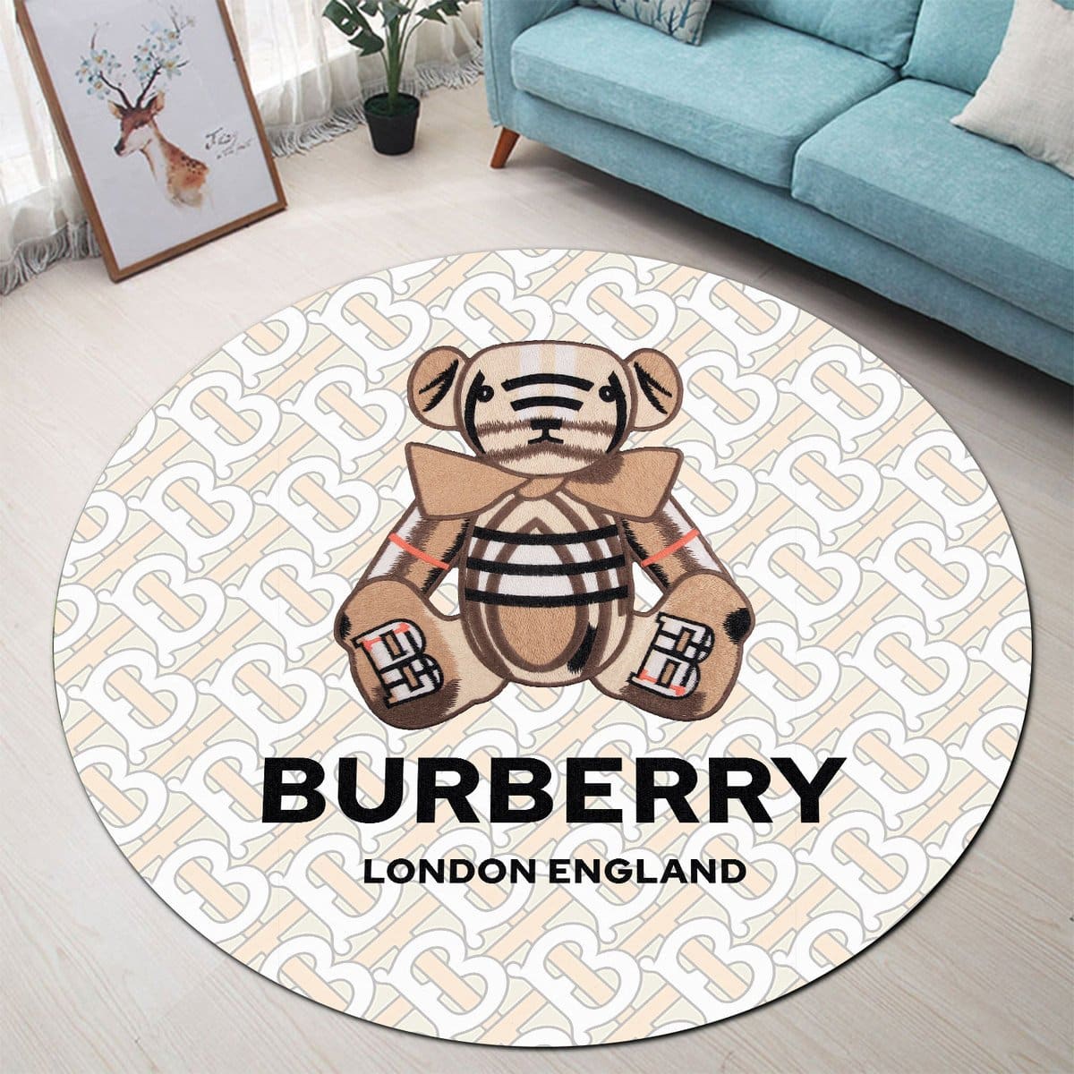 Bbr-02 london carpet round rug
