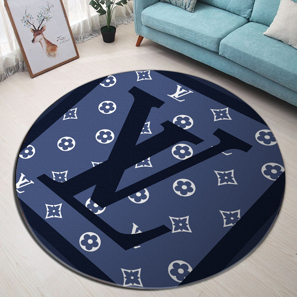 Luxury brand round carpet rug lvzth181