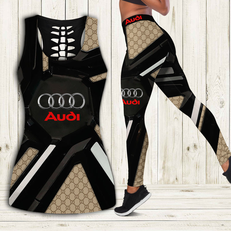 Gucci audi tank top leggings luxury brand clothing clothes outfit gym for women 109 htls