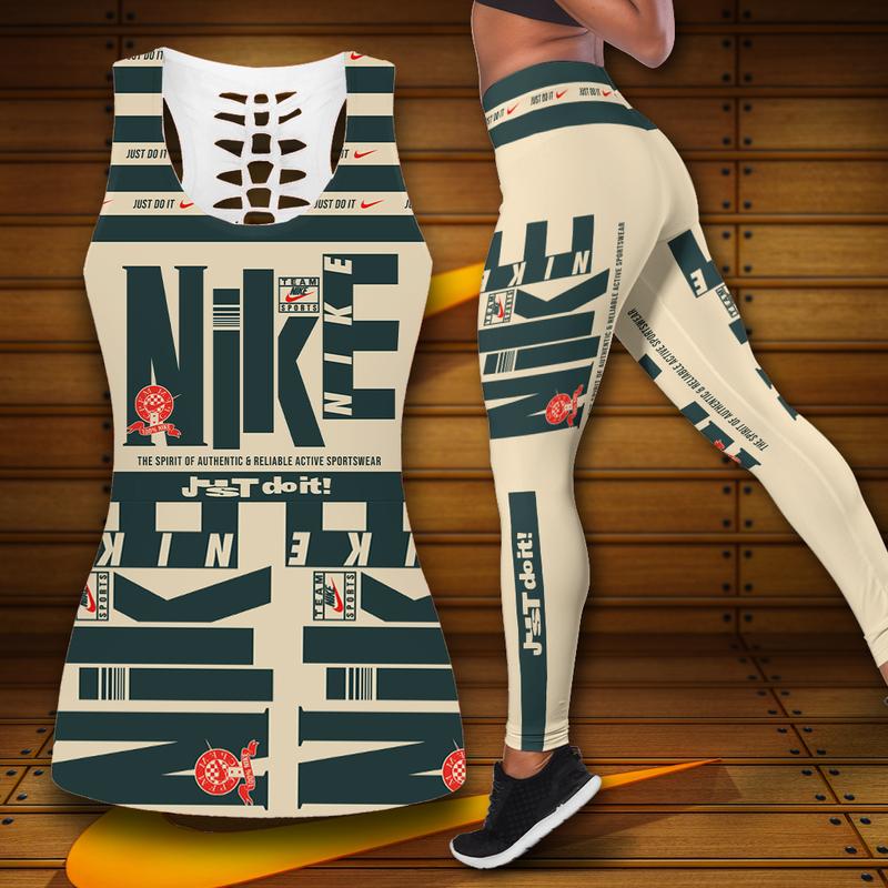 Nike tank top leggings sport clothing clothes outfit gym for women 67 htls