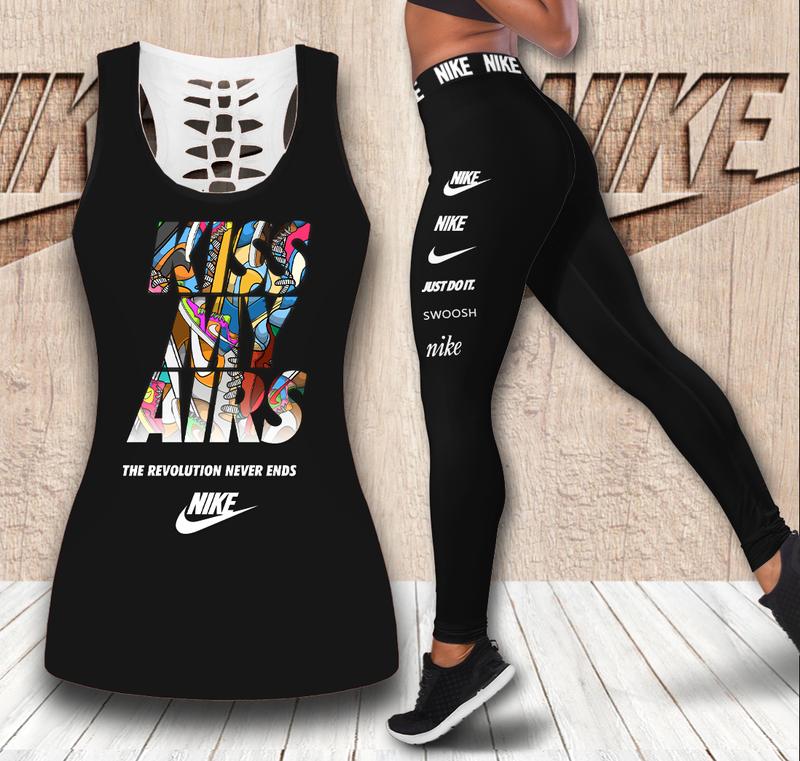 Nike tank top leggings sport clothing clothes outfit gym for women 70 htls