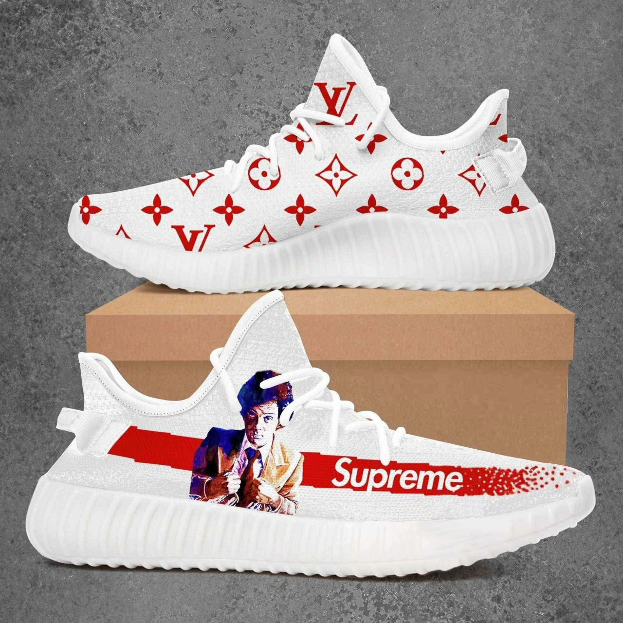 Buy louis vuitton supreme billy joel yeezy boost shoes sport sneakers best lv gifts for men women 109 yzes