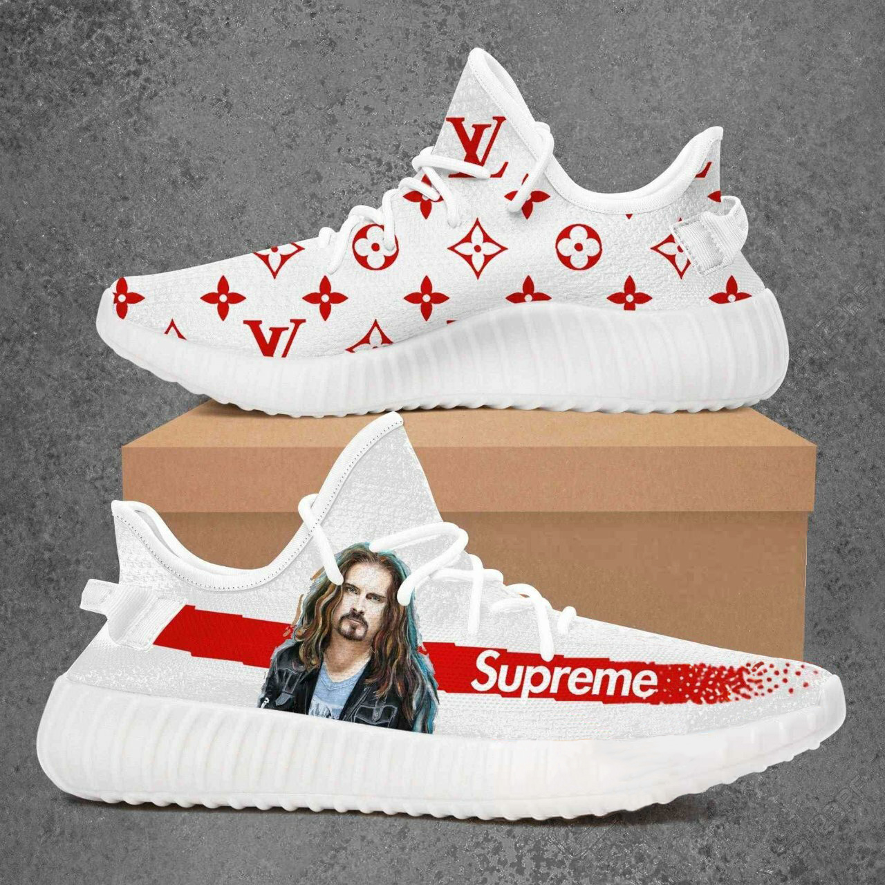 Buy louis vuitton supreme james labrie yeezy boost shoes sport sneakers best lv gifts for men women 80 yzes