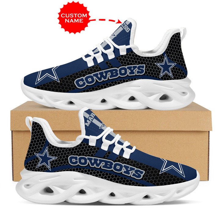 Dallas cowboys shoes max soul luxury nfl personalized gift for fans 73 msl