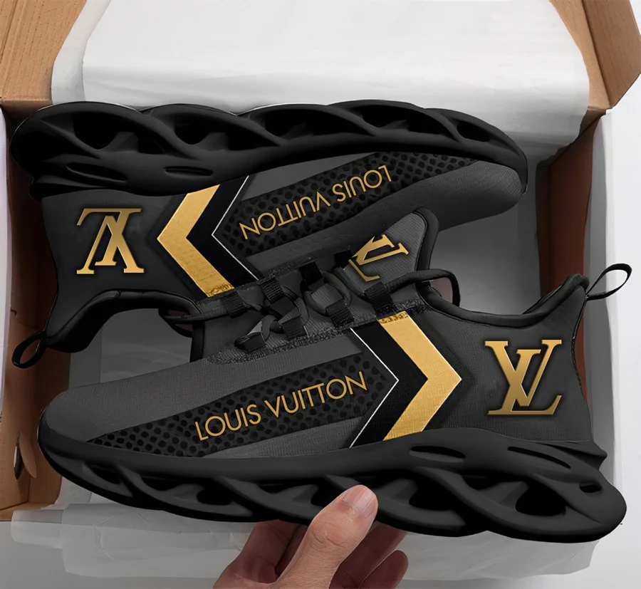 Louis vuitton black max soul shoes sneakers lv luxury hot for men women 43 msl