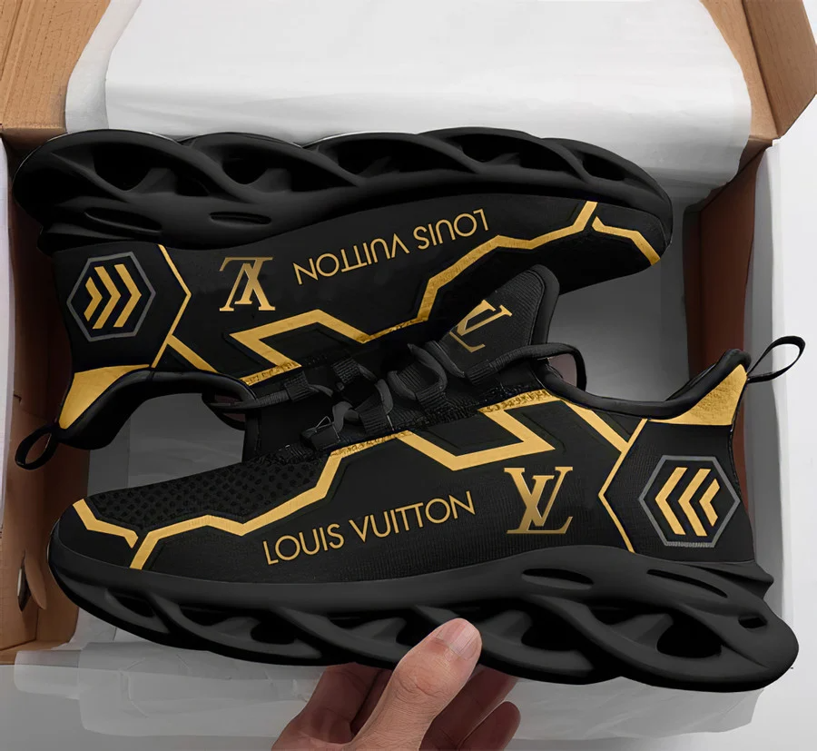 Louis vuitton black max soul shoes sneakers lv luxury hot for men women 45 msl