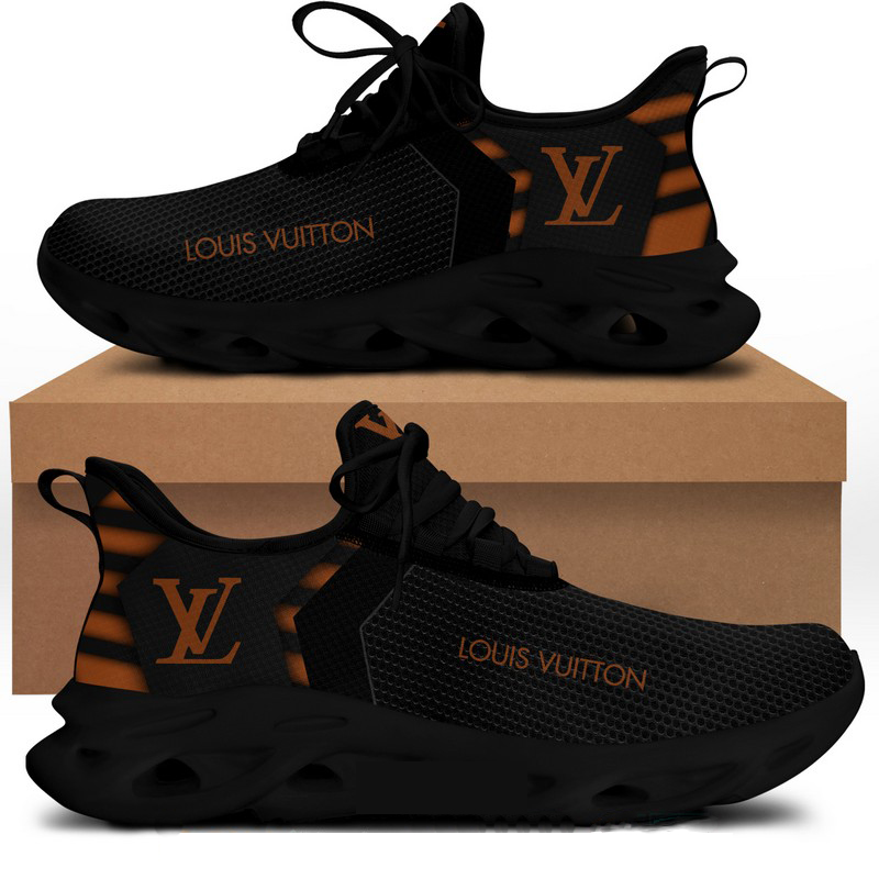 Louis vuitton black max soul shoes sneakers lv luxury hot for men women 47 msl