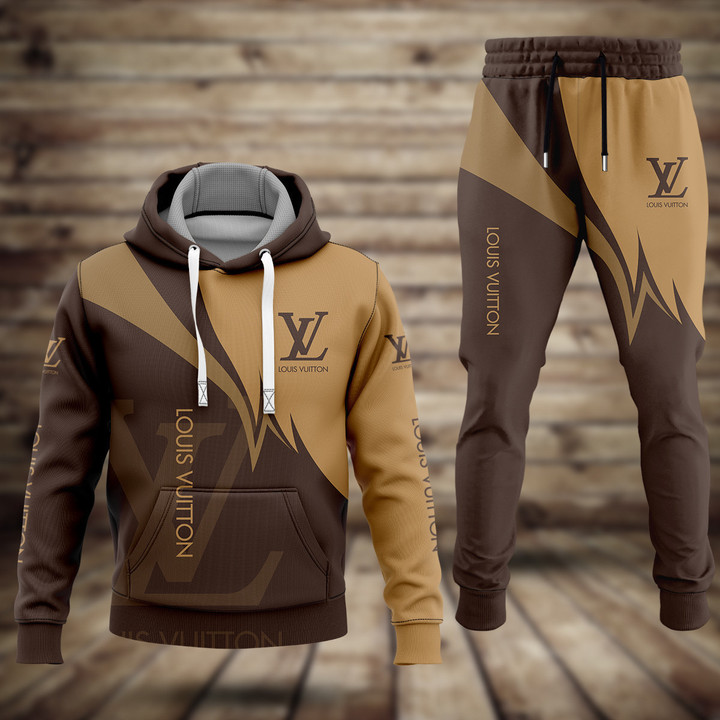 Louis vuitton howling coyote line hoodie long pants 108