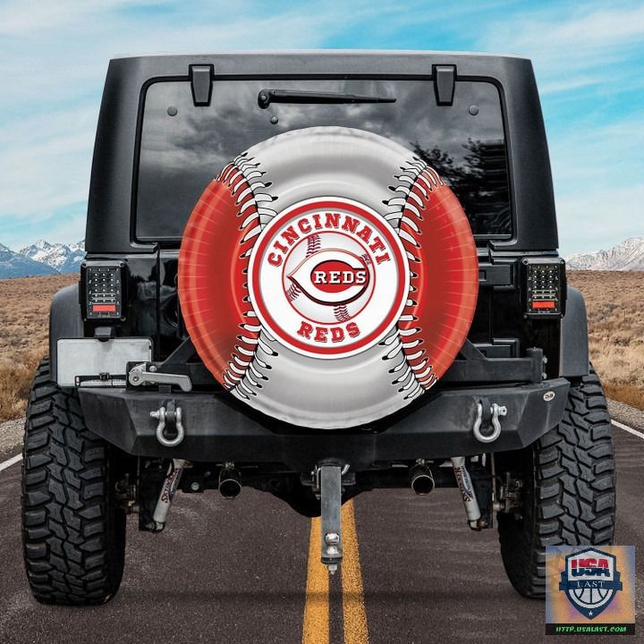 Cincinnati reds mlb spare tire cover