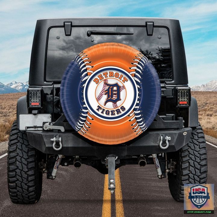 Detroit tigers mlb spare tire cover