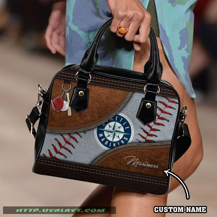 Seattle mariners personalized shoulder handbags luxury