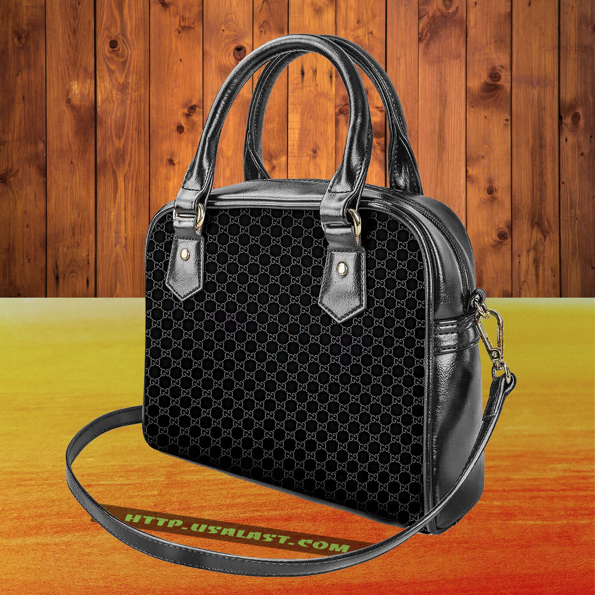 Gucci logo luxury brand shoulder handbag v1 luxury