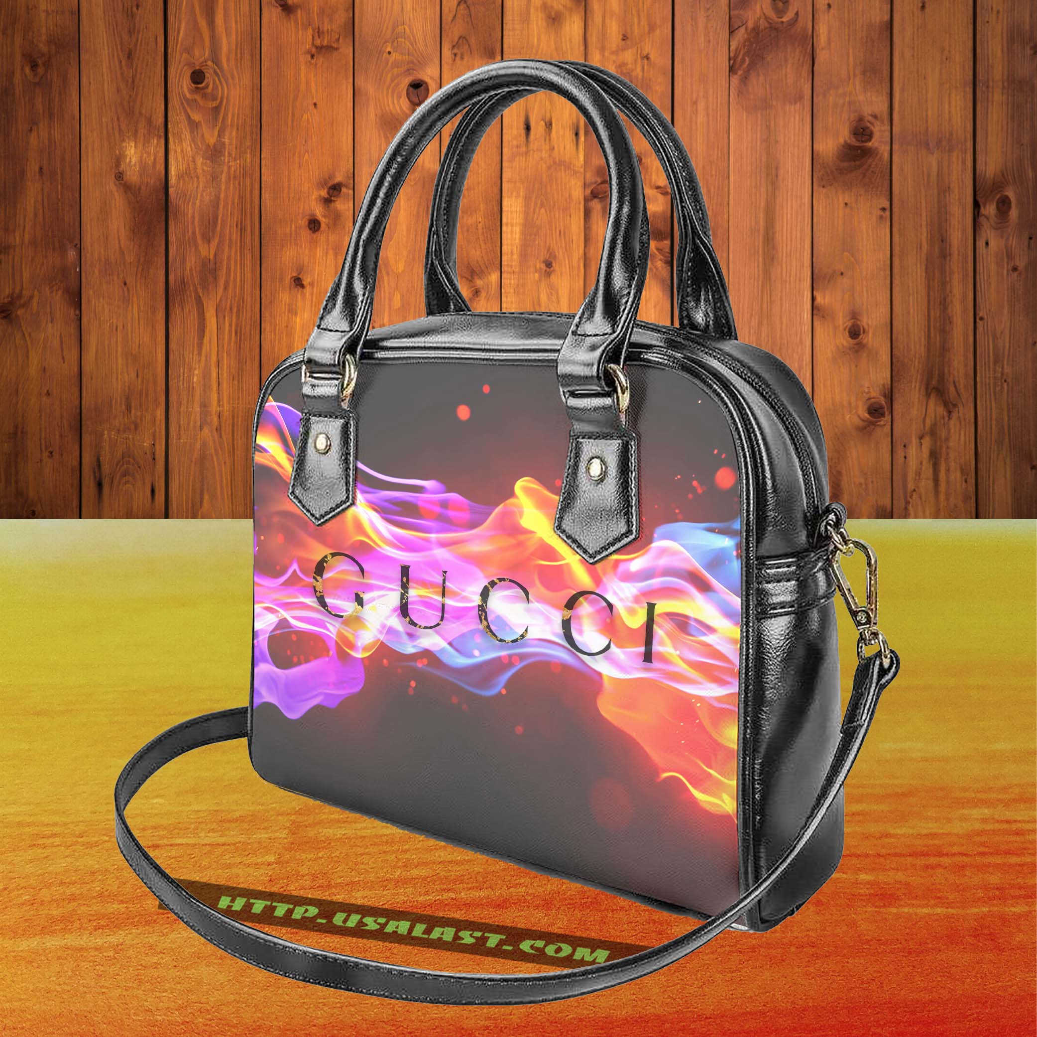 Gucci logo luxury brand shoulder handbag v4 luxury