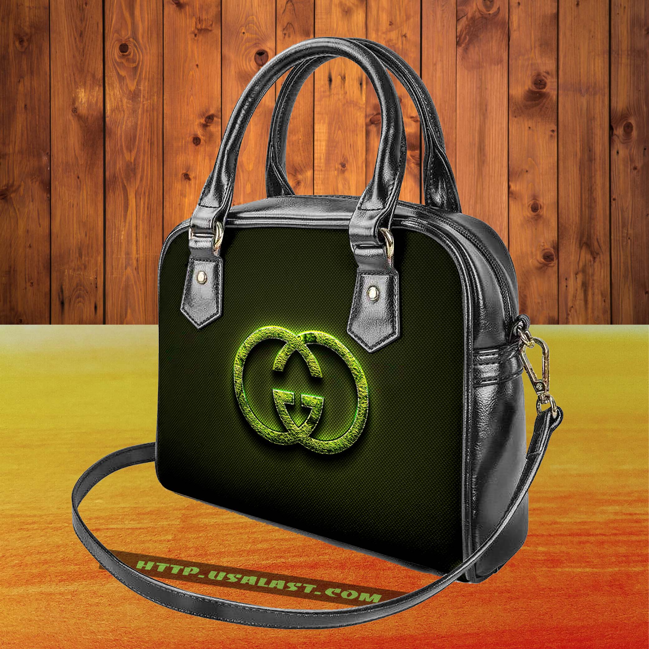 Gucci logo luxury brand shoulder handbag v45 luxury