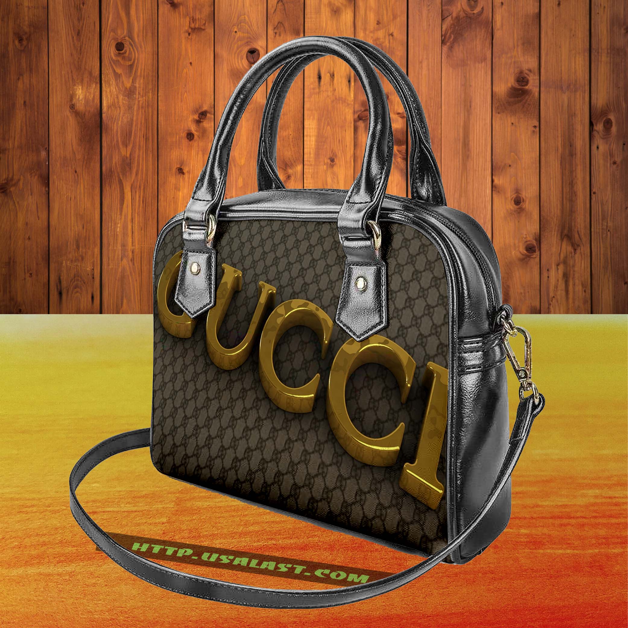 Gucci logo luxury brand shoulder handbag v5 luxury