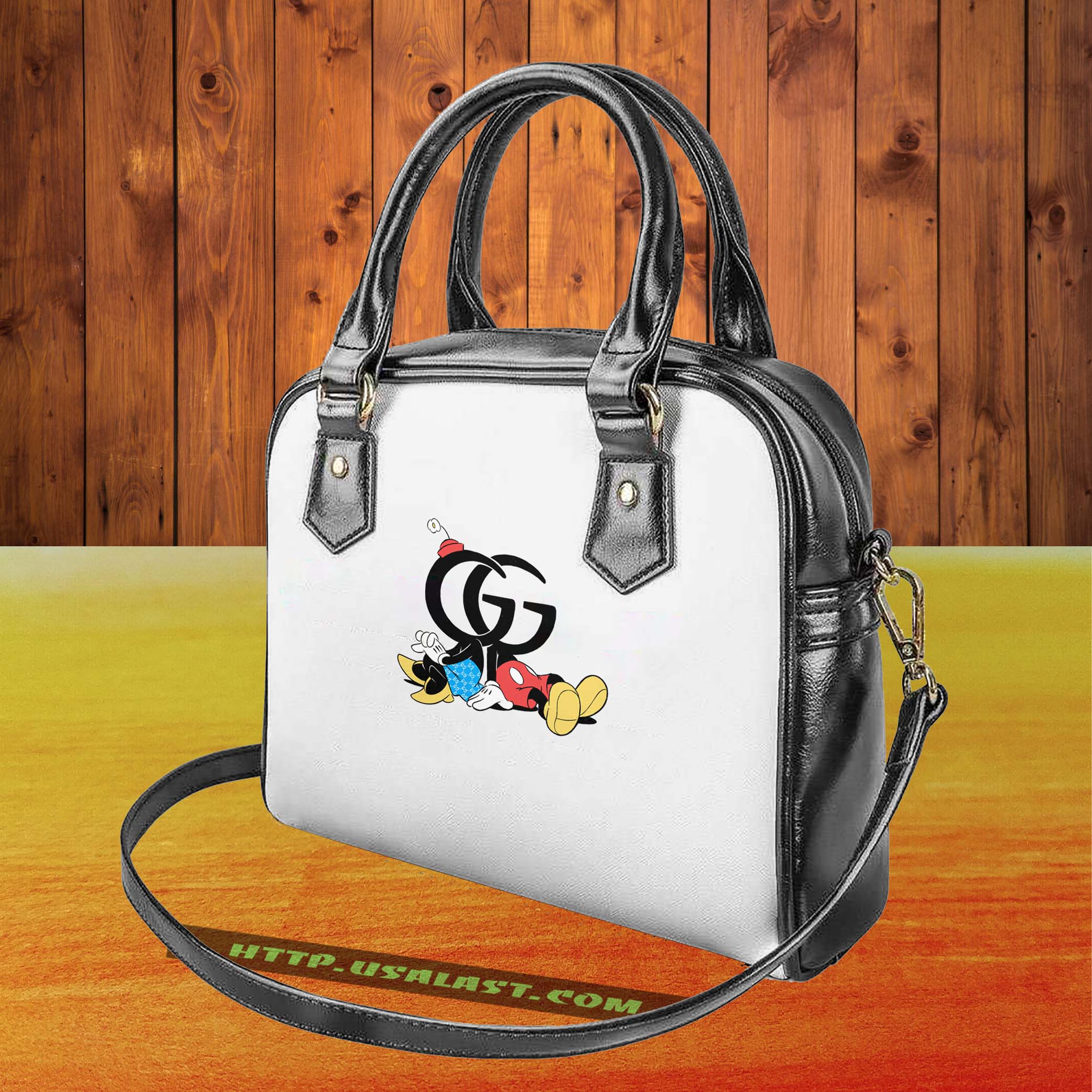 Gucci logo luxury brand shoulder handbag v71 luxury