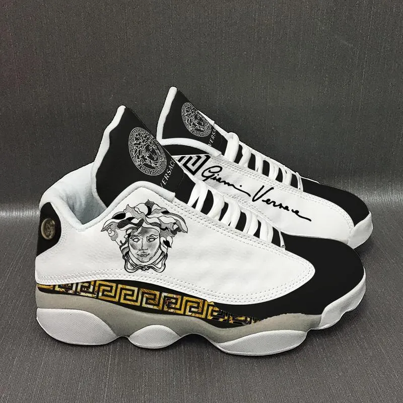 
gianni versace black white air jordan 13 sneakers shoes hot 2022 gifts for men women
