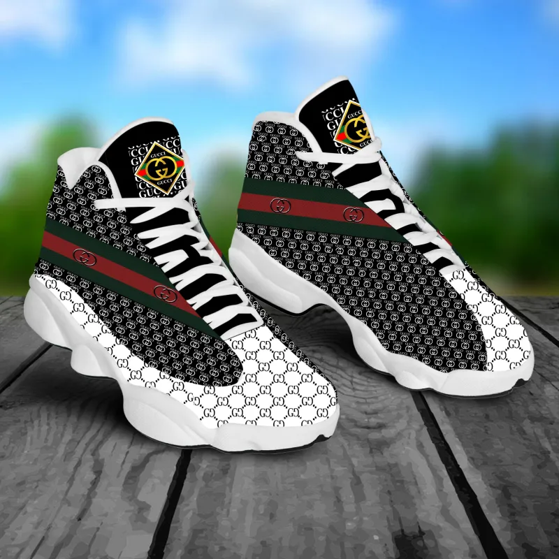 
gucci black white air jordan 13 sneakers shoes hot 2022 gifts for men women
