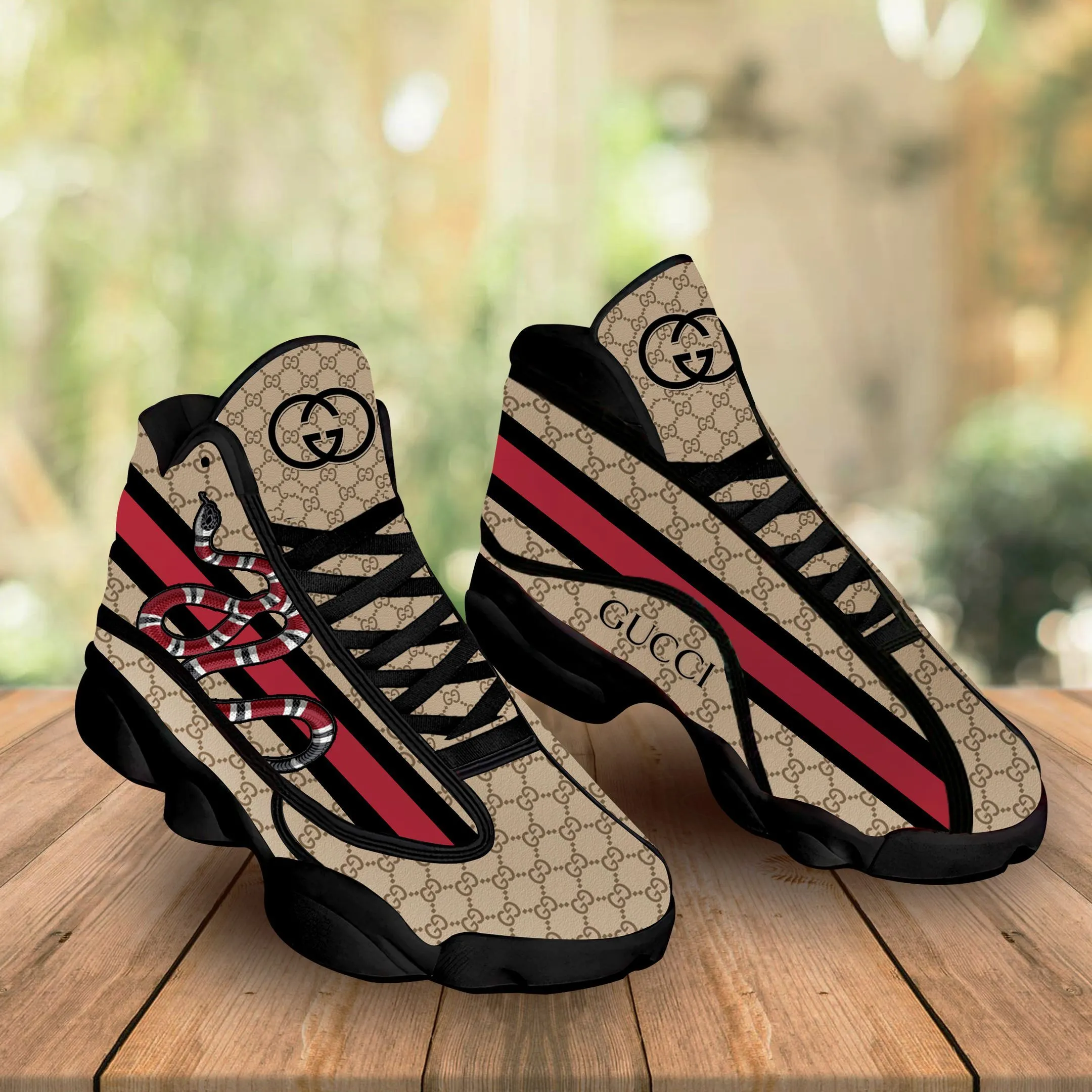 
gucci luxury air jordan 13 sneaker form jordan 13 sneaker hot 2022 gucci sneakers gift for gucci fans
