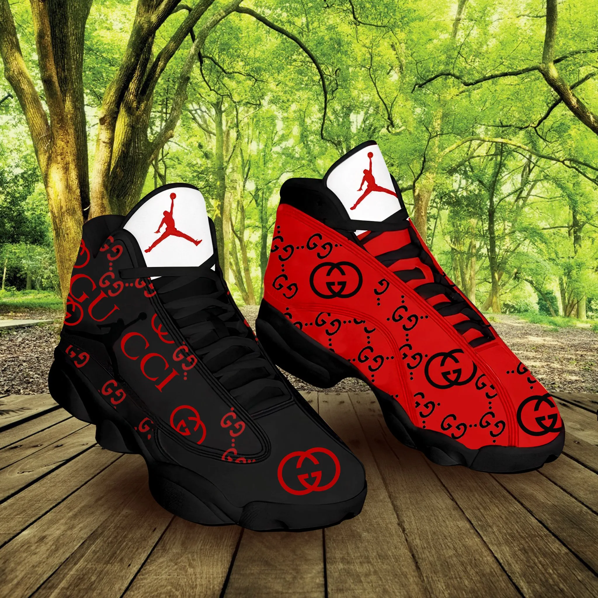 
jumpman red gucci sneakers air jordan 13 gucci sport shoes gifts for men women
