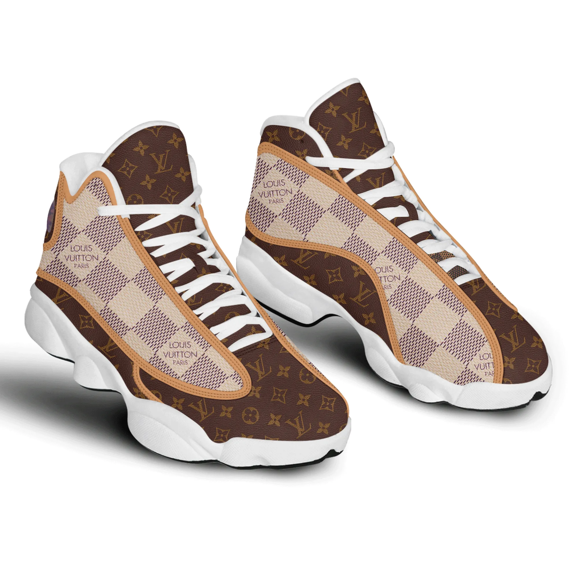 
louis vuitton lv air jordan 13 sneakers shoes hot 2022 lv gifts for men women
