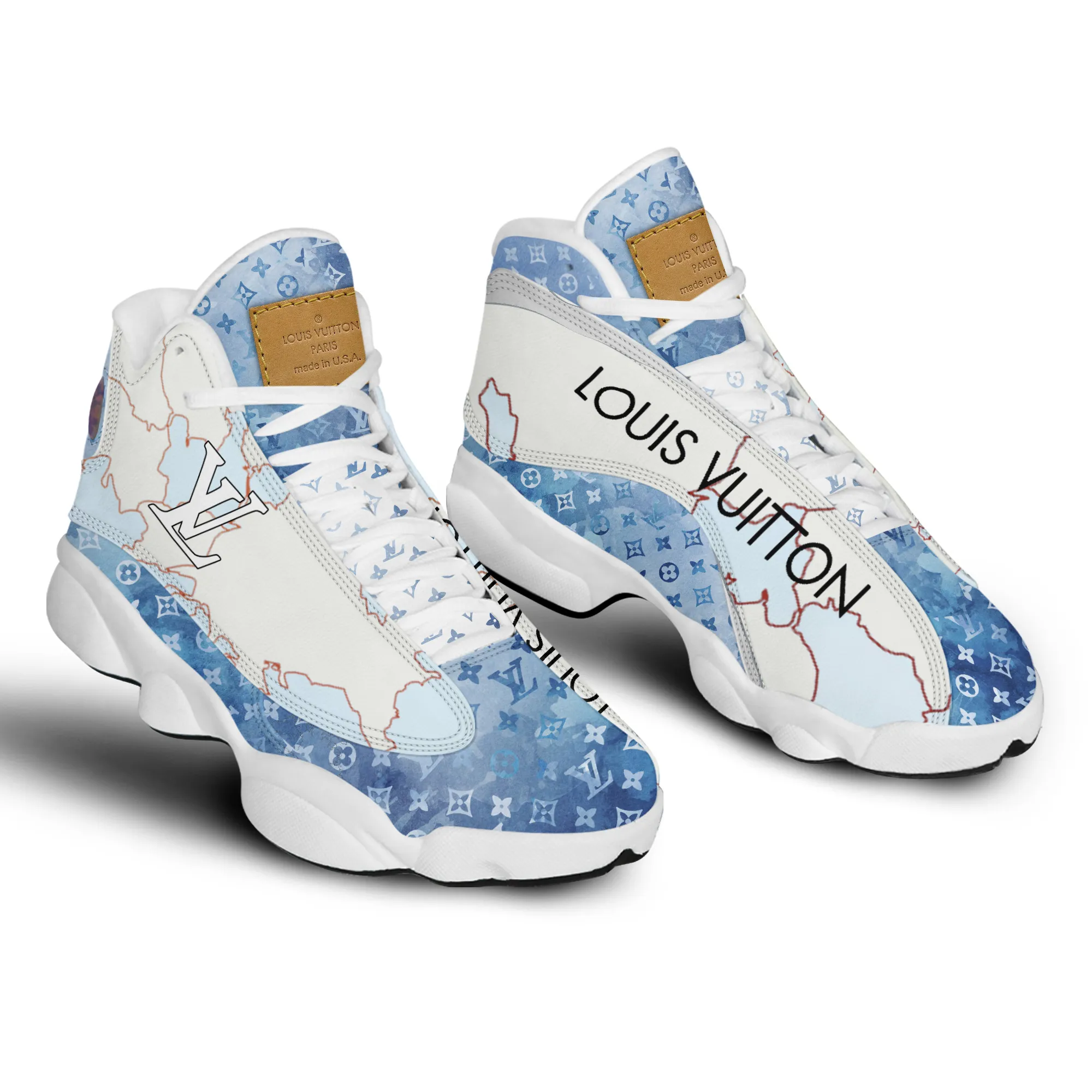 
lv air jordan 13 sneaker hot 2021
