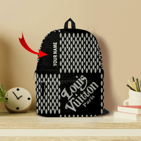 Louis vuitton luxury brand backpack customized all-over-printed backpack