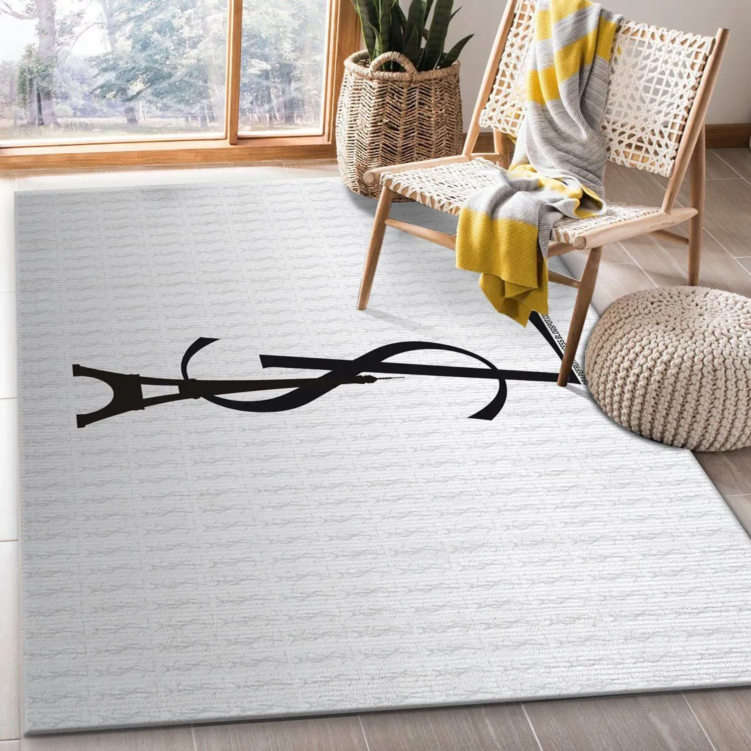 
                yves saint laurent fashion logo limited edition luxury brand rug carpet home decor 08
            