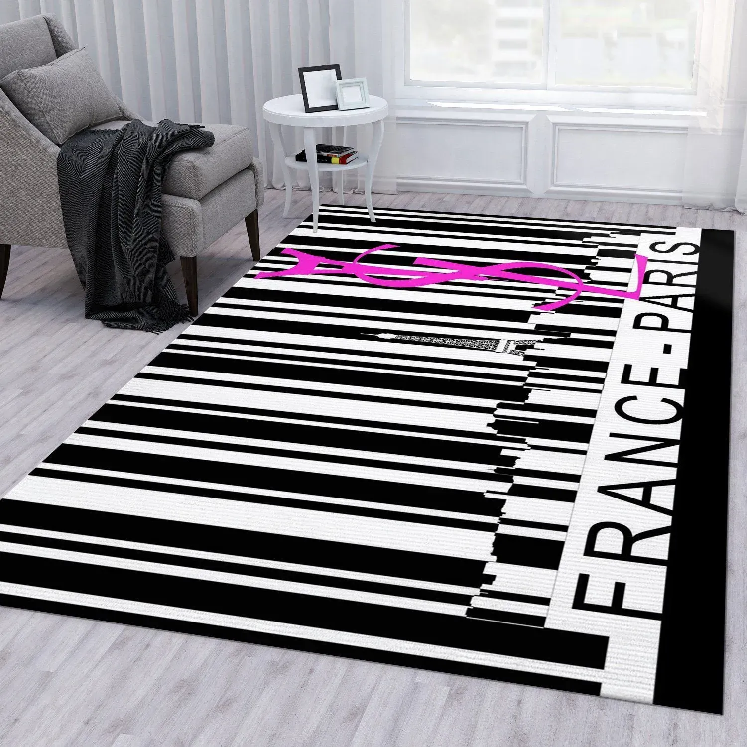 
                yves saint laurent fashion logo limited edition luxury brand rug carpet home decor 02
            
