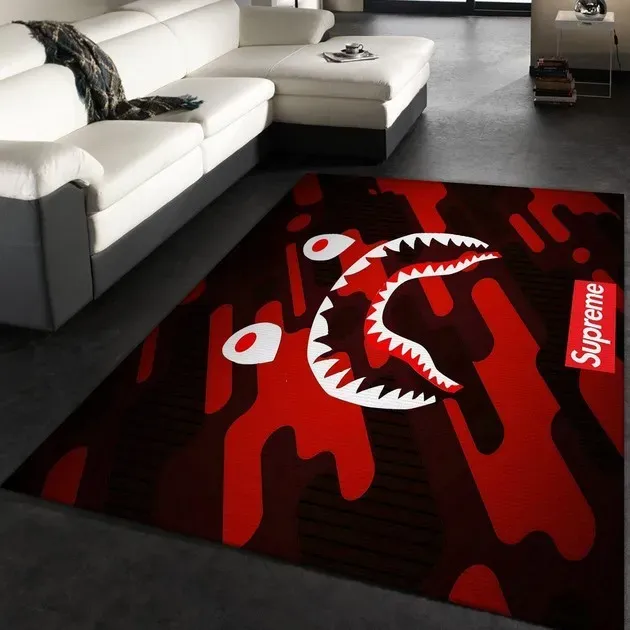 
                supreme fashion logo limited luxury brand rug carpet home decor 07
            