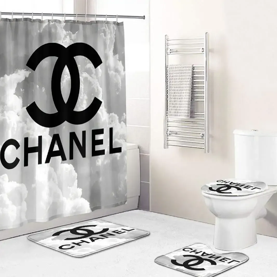 
                chanel cloud fashion logo limited luxury brand bathroom set home decor
            