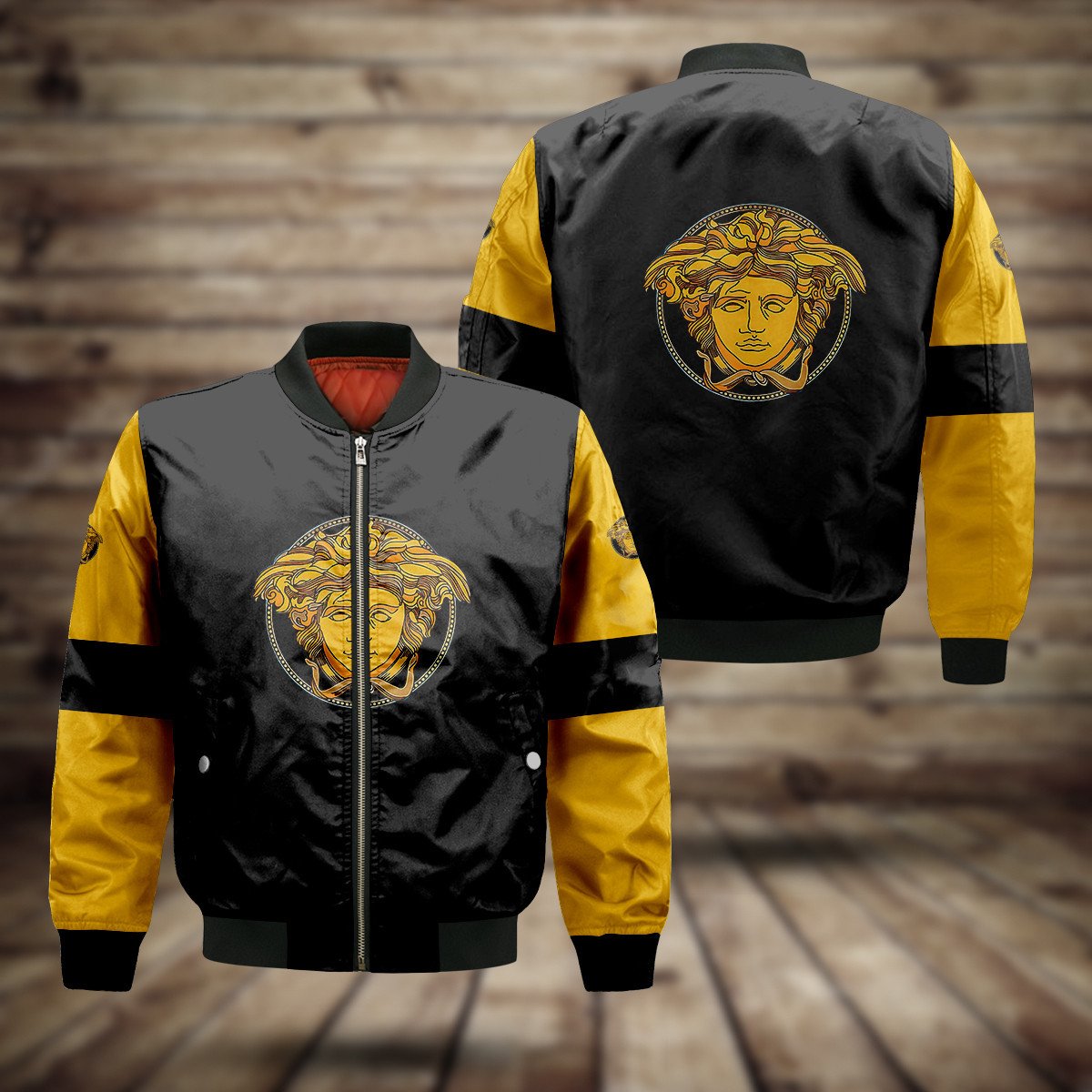 
                gianni versace luxury bomber jacket clothing outfit for men women
            