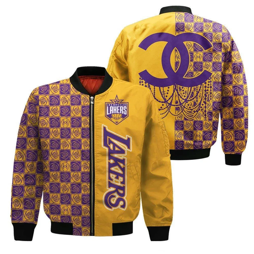 
                chanel nba lakers jacket luxury clothing clothes outfit for men
            