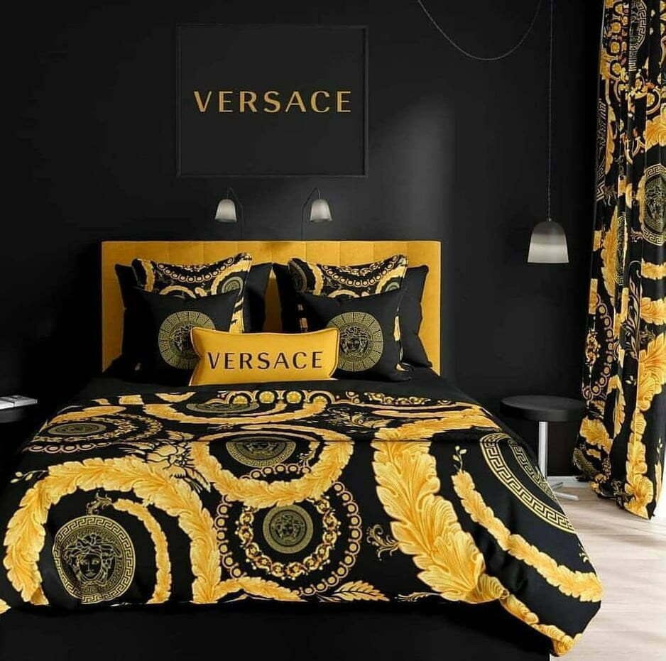 Luxury brand fashion bedding set premium duvet cover special gift home decor 259