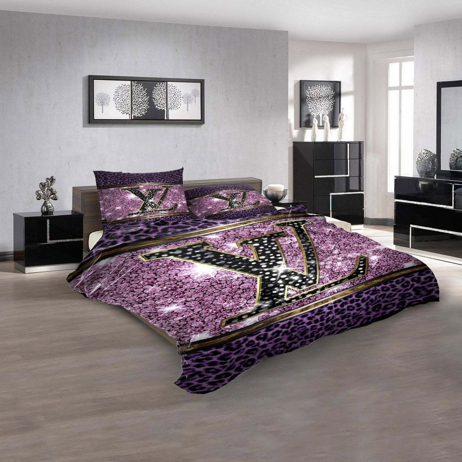 Luxury brand fashion bedding set premium duvet cover special gift home decor 260