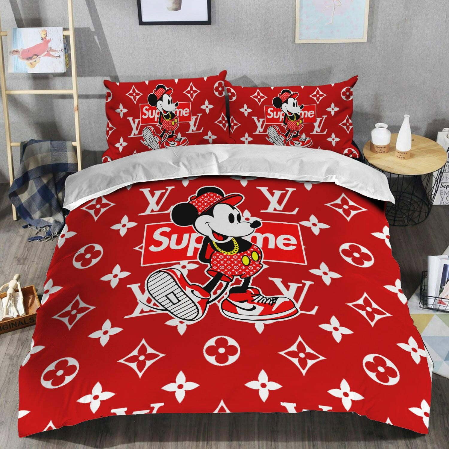 Luxury brand fashion bedding set premium duvet cover special gift home decor 272