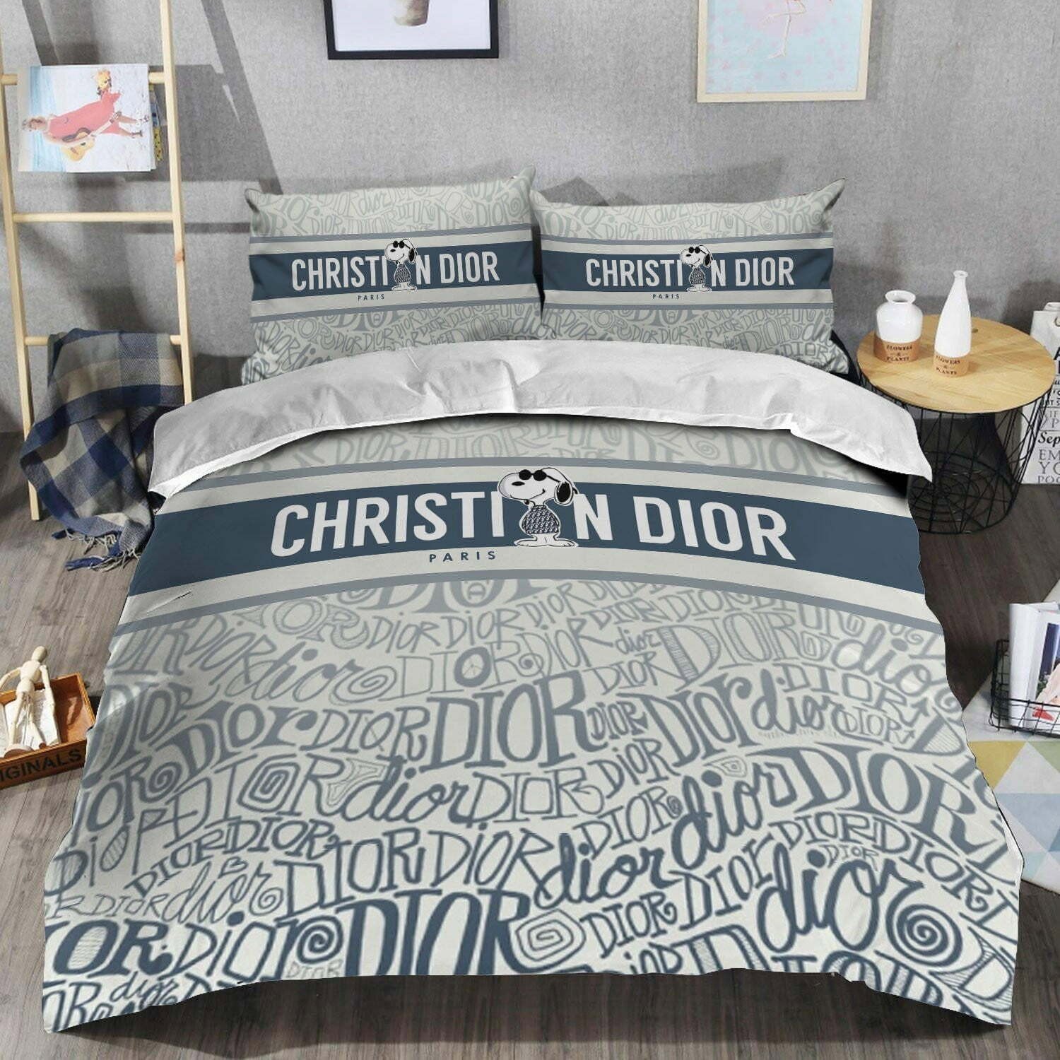 Luxury brand fashion bedding set premium duvet cover special gift home decor 273