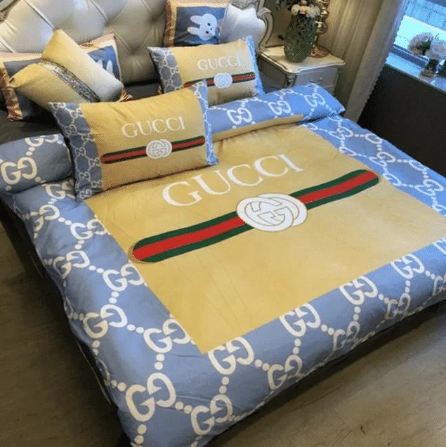 Luxury brand fashion bedding set premium duvet cover special gift home decor 296