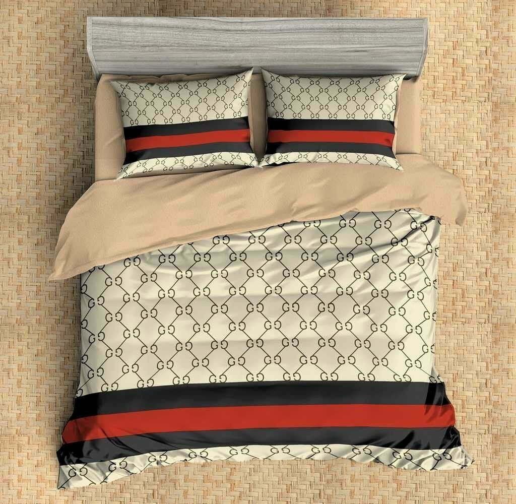 Luxury brand fashion bedding set premium duvet cover special gift home decor 297