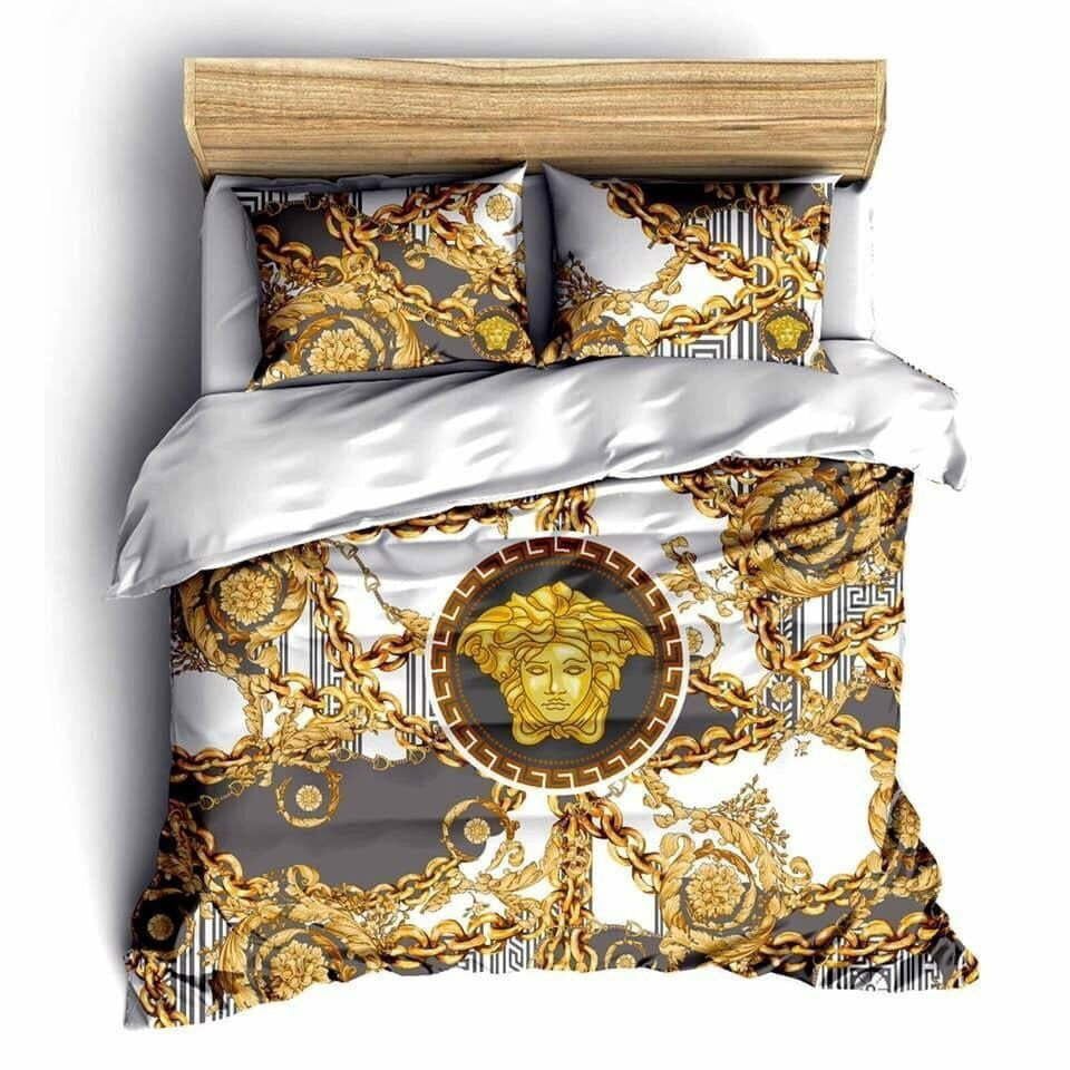 Luxury brand fashion bedding set premium duvet cover special gift home decor 321
